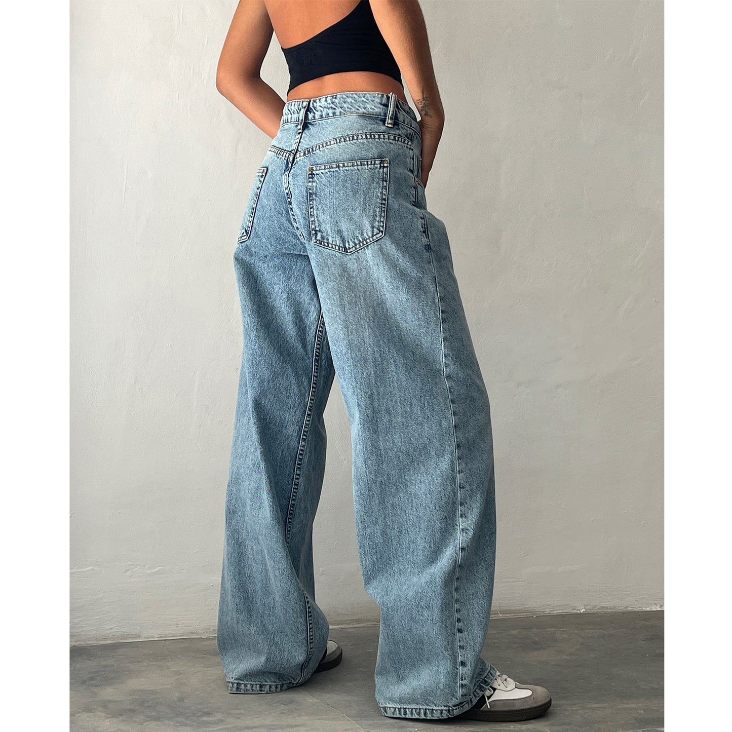 Retro Low Waist Jeans