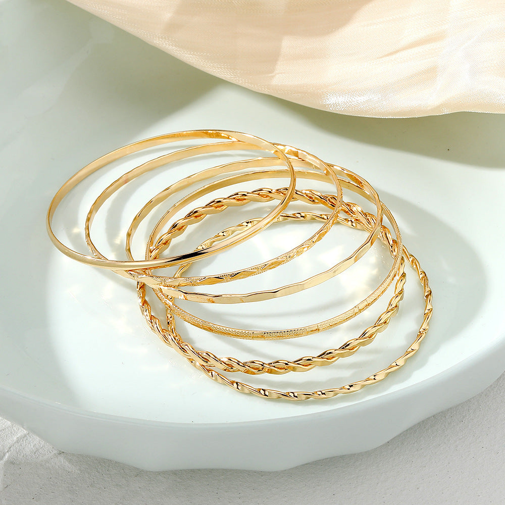 Gold Bracelet Set