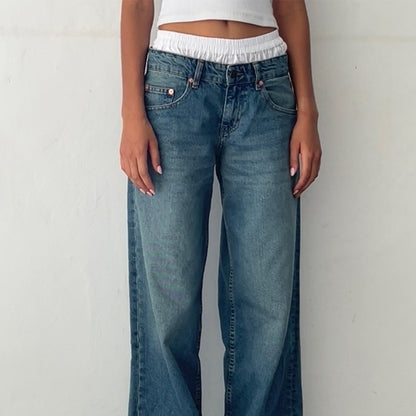 Retro Low Waist Jeans