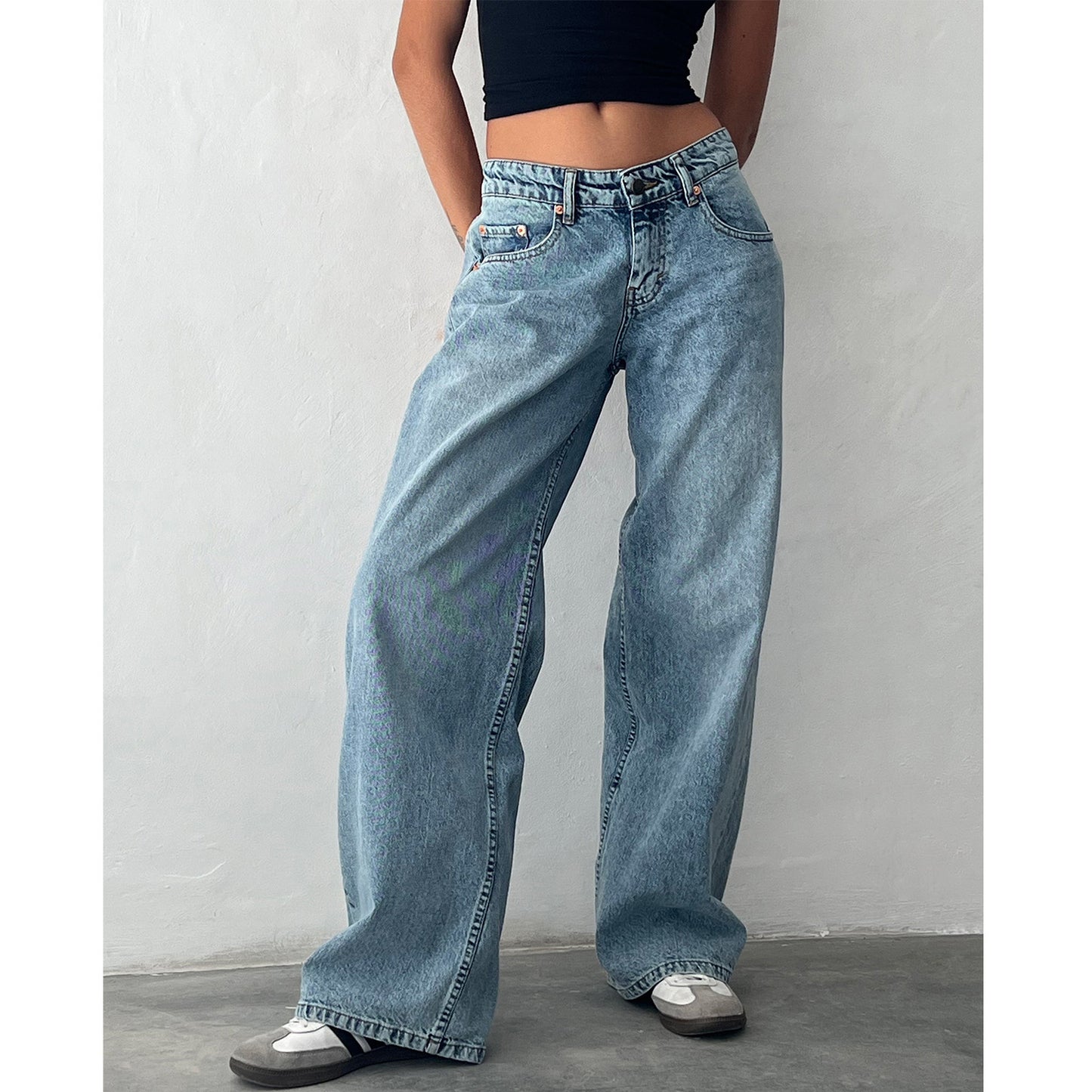 Retro Low Waist Jeans