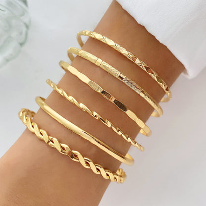 Gold Bracelet Set