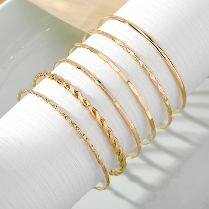 Gold Bracelet Set